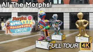 FULL TOUR of Morph's Epic Art Adventure London - Visit all the full-size Morphs