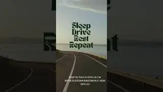 sleep drive rest repeat #fatigue #driving