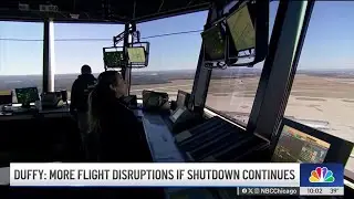 Travel headaches may get worse if government shutdown continues, Duffy says