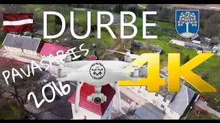 DURBE / centrs / LATVIA / 4K / PHANTOM 4
