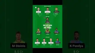 Dream 11 RR vs LKN  19 April 2023 #short#shorts#IPL#ipl#ipl2023#IPL2023#dream11#my11circle#ipllive