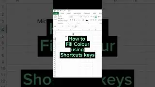 Excel Tips and Tricks: Exploring Fill Color&nbsp;Options #excelshorts #excel
