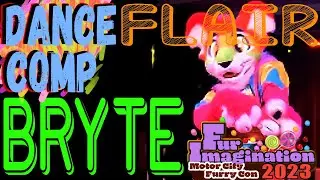 FLAIR Bryte Fursuit Dance Competition Motor City Furcon FLAIR