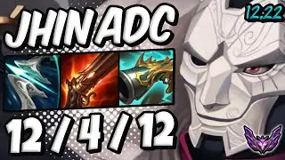 Jhin ADC vs Kaisa / Korea Master / Patch 12.22 / Season 12 [ 12 / 4 / 12 ] 🥇