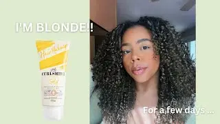 CHANGING MY HAIR COLOR WITH CURLSMITH .... HERES HOW IT WENT