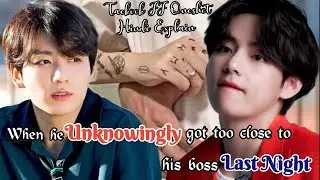 ☺When he unknowingly got too close to his boss last night☺️