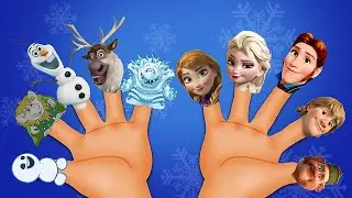 Frozen Finger Family Nursery Rhymes Song | @hihoneykids