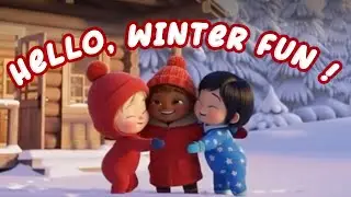 Ice Skating & Snow Fun | Children's Winter Sing Along Song