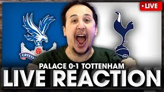 LIVE MATCH REACTION Crystal Palace Vs Tottenham @spurskingstv • Premier League