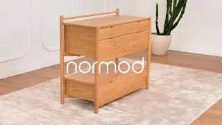 Norac Masif Meşe Şifonyer | Aletsiz Kolay Kurulum