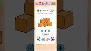 Brain Test | Stage 77 | How many cubes are there ? #games #how #shorts #brain #mindgame #many