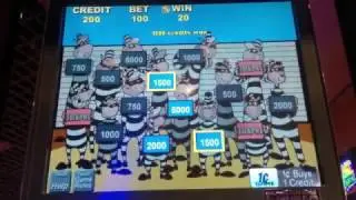 Aristocrat Bank Buster Slot Machine Bonus Compilation (4 clips)
