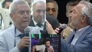 JROKEZ AZİZ YILDIRIM HAMDİ AKIN TARTIŞMASINI İZLİYOR(ORTALIK KIZIŞTI)