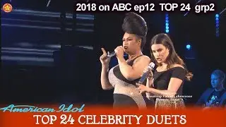 Ada Vox and Lea Michelle Duet &ldquo;Defying Gravity&rdquo; HIGH NOTES Top 24 Celebrity Duets American Idol 2018