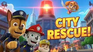 PAW Patrol City Adventure 🚨 Big City Rescue Mission | Fun 3D Cartoon for Kids