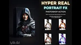 Hyper-Real Portrait FX Photoshop Action