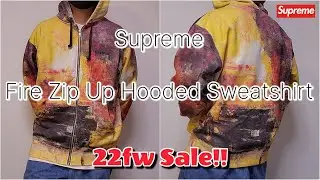 Supreme Fire Zip Up Hooded Sweatshirt 22fw Sale!! シュプリーム セール！