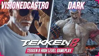 TEKKEN 8 ⚡ VisionedCastro (VICTOR)  Vs  DARK (BRYAN)⚡ T8 Best High Level Ranked Match ⚡