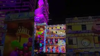 Lighting Show at Vivid Sydney #shorts #Sydney #VividSydney2025 #Vivid