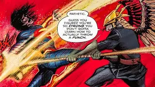 Absolute Hawkman Teaches Superman a Lesson!