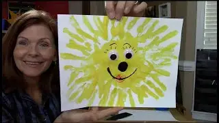 ☀️ Easy Handprint Fun Preschool Sun Craft for Kids, Free Online Preschool