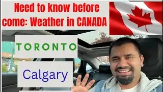 Weather in Canada winter Toronto, Calgary, Vancouver #canada #weather #nepalitiktok