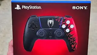 Spider-Man 2 DualSense PS5 Limited Edition Controller Unboxing