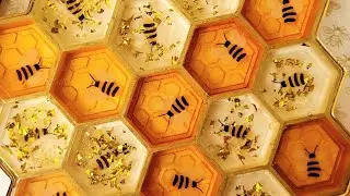 *LOOK* How I Used A BEE HIVE Soap Mold To Create an INCREDIBLE Piece of Resin Art!!!