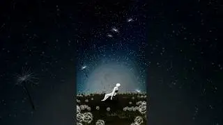 Eternal longing #shorts #hopecore #dreamcore #weirdcore #creepycore #animation #art #stars