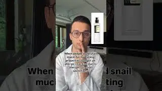 Can snail mucin cause allergic reaction.|| Dr.Anukr Sarin ||