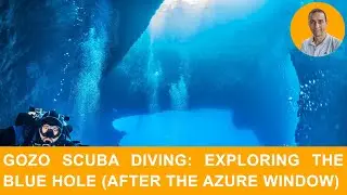 🇲🇹 Gozo Scuba Diving: Exploring the Blue Hole (After the Azure Window)  #scubadiving #ronischuetz
