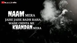 Godzilla | Karma | Kalamkaar | rap song status | hiphop |