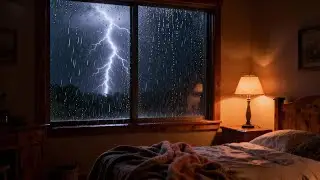 Simple Way for Instant Sleep! Gentle RAIN Sounds for Easy Deep Sleep | Black Screen Rain to Sleep