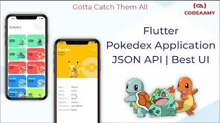 Flutter 2.0 | Pokemon Application Pokedex | Best UI UX | JSON API |