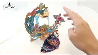 Santoro 3D Pop-Up Pendulum Card - How To