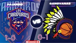 FAJARDO RECIBE A CAN&Oacute;VANAS EN LA JORNADA ll #Lbp #basketball