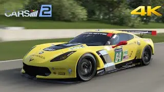 Chevrolet Corvette C7.R Trackday In Project Cars 2 @ The Road America Track In 4K!!!