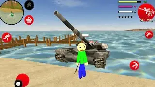 Baldi Stickman Rope Hero Vice Town #18 - Gangster Stickman Tank Unlocked - Android Gameplay
