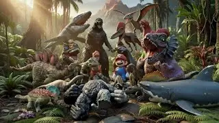Dinosaurus Jurassic World Dominion: T-rex/ Brachiosaurus/ Skibidi/ Spider-Man/ KingKong/ KingGidorah