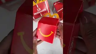 Lil McDonald&rsquo;s Happy Meal Unboxing ❤️💛 #mcdonalds #happymeal #lilmcdonalds #unboxing