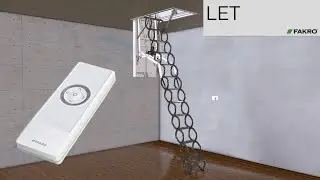 Електричні сходи на горище Fakro LET Electric Loft Ladder Installation #fakro #home