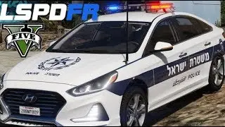 GTA V- LSPDFR 0.4#25- ISRAELI POLICE:  HYUNDAI SONATA