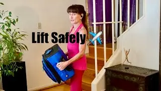 Lift Your Roller Bag Safely | Stop Travel Shoulder Pain