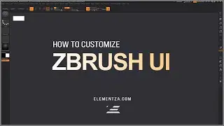 Настройка пользовательского интерфейса Zbrush (горячие клавиши, материалы и настройка пользовател...