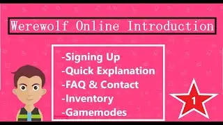 Werewolf Online Introduction #1: Signing Up, Quick Explanation, FAQ, Inventory & Gamemodes