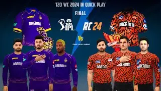 IPL 2024 in Quick Play Real Cricket™ 24 || KKR vs SRH || FINAL || RC24 New Update