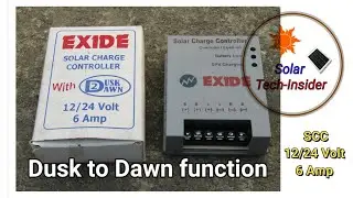 Exide Solar Charge Controller With Dusk to Dawn Function