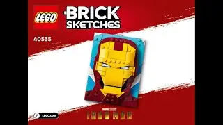 LEGO Instructions | Marvel | 40535 | Iron Man | Brick Sketches