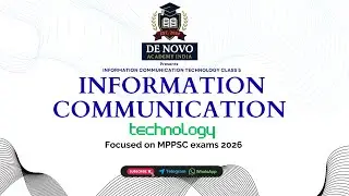 ICT Class 5 | Information Communication Technology | MPPSC SSE 2026, MP ADPO, & All MPPSC Exams🎯