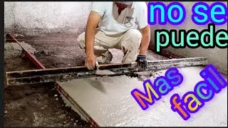 Niveles y desniveles en piso paso a paso fácil y rapido